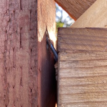 Ergeon - Exposed nails haphazardly joining a section - Fences & Gates Near Me - Palo Alto, California Ergeon - Exposed nails haphazardly joining a section - Fences & Gates Near Me - Palo Alto, California