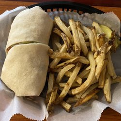 Mountain View Inn - BLT Wrap with fresh cut fries
