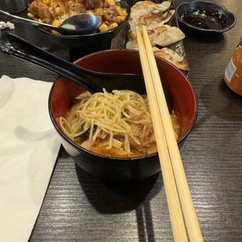 Kai Ramen - Arcadia - Kai white ramen, small bowl given to me by staff, the actual bowl is larger - Ramen Near Me - Arcadia, California
