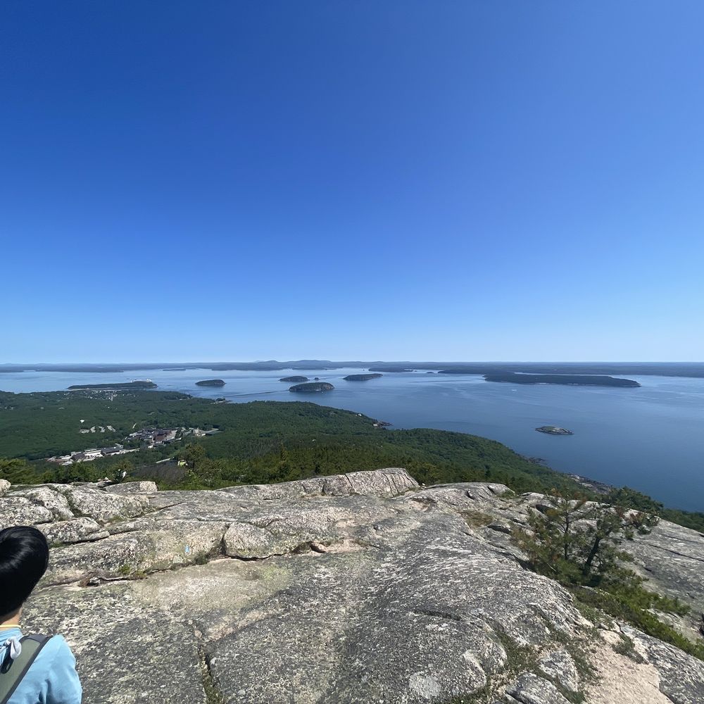 Precipice Trail - View from top - Hiking Near Me - Bar Harbor, Maine Precipice Trail - View from top - Hiking Near Me - Bar Harbor, Maine