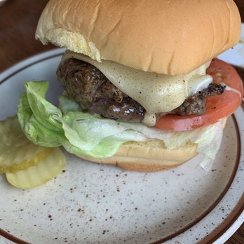 Fountain Porter - The burger was thick and juicy with lettuce tomato, cheese and pickles on the side. - Bars Near Me - Philadelphia, Pennsylvania Fountain Porter - The burger was thick and juicy with lettuce tomato, cheese and pickles on the side. - Bars Near Me - Philadelphia, Pennsylvania