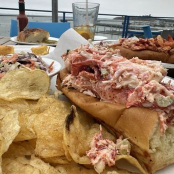 Sam's Chowder House - Lobster Rolls (dressed in front; naked in the back) - Seafood Near Me - Half Moon Bay, California Sam's Chowder House - Lobster Rolls (dressed in front; naked in the back) - Seafood Near Me - Half Moon Bay, California