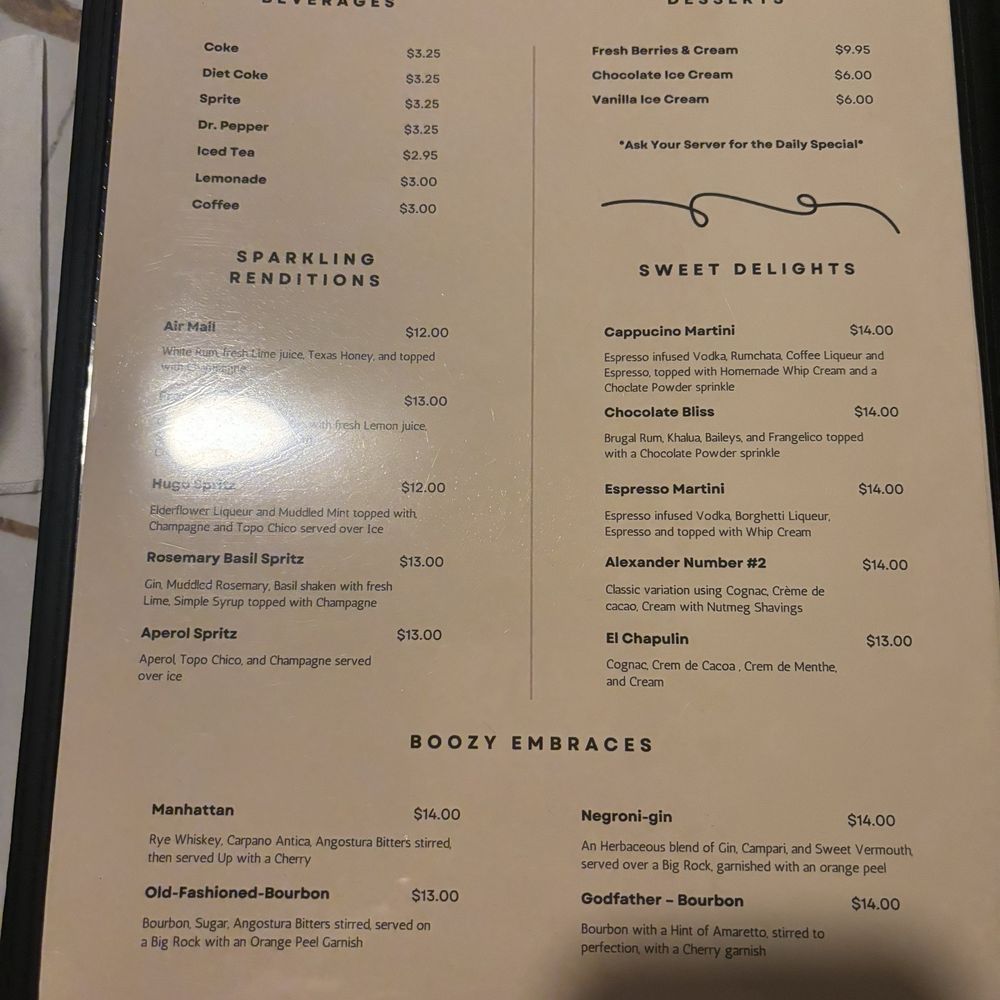Ocho Dos Dos - Menu - Cocktail Bars Near Me - Del Rio, Texas