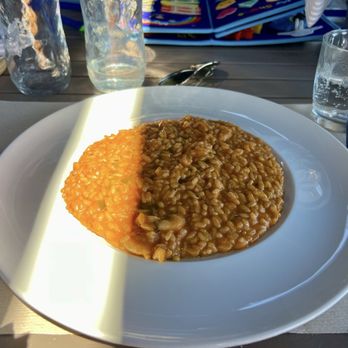 QuarantunoDodici - Risotto with a gourmet creamy pink-shrimp sauce - Seafood Near Me - Fiumicino, RM