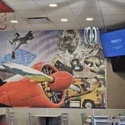 Love's Travel Stop - Interior of Hardee's restaurant