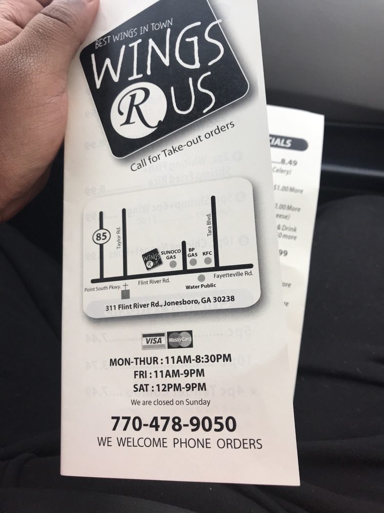 WINGS R US Updated September 2024 311 Flint River Rd, Jonesboro