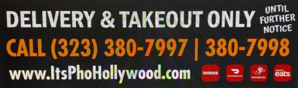 It's Pho hollywood