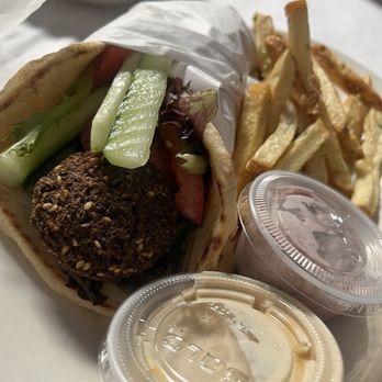 Athena Grill - Falafel wrap - Greek Near Me - Santa Clara, California Athena Grill - Falafel wrap - Greek Near Me - Santa Clara, California
