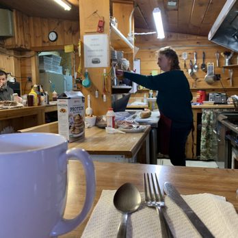 Amherst General Store - The kitchen and bar area. - American Near Me - Amherst, Maine