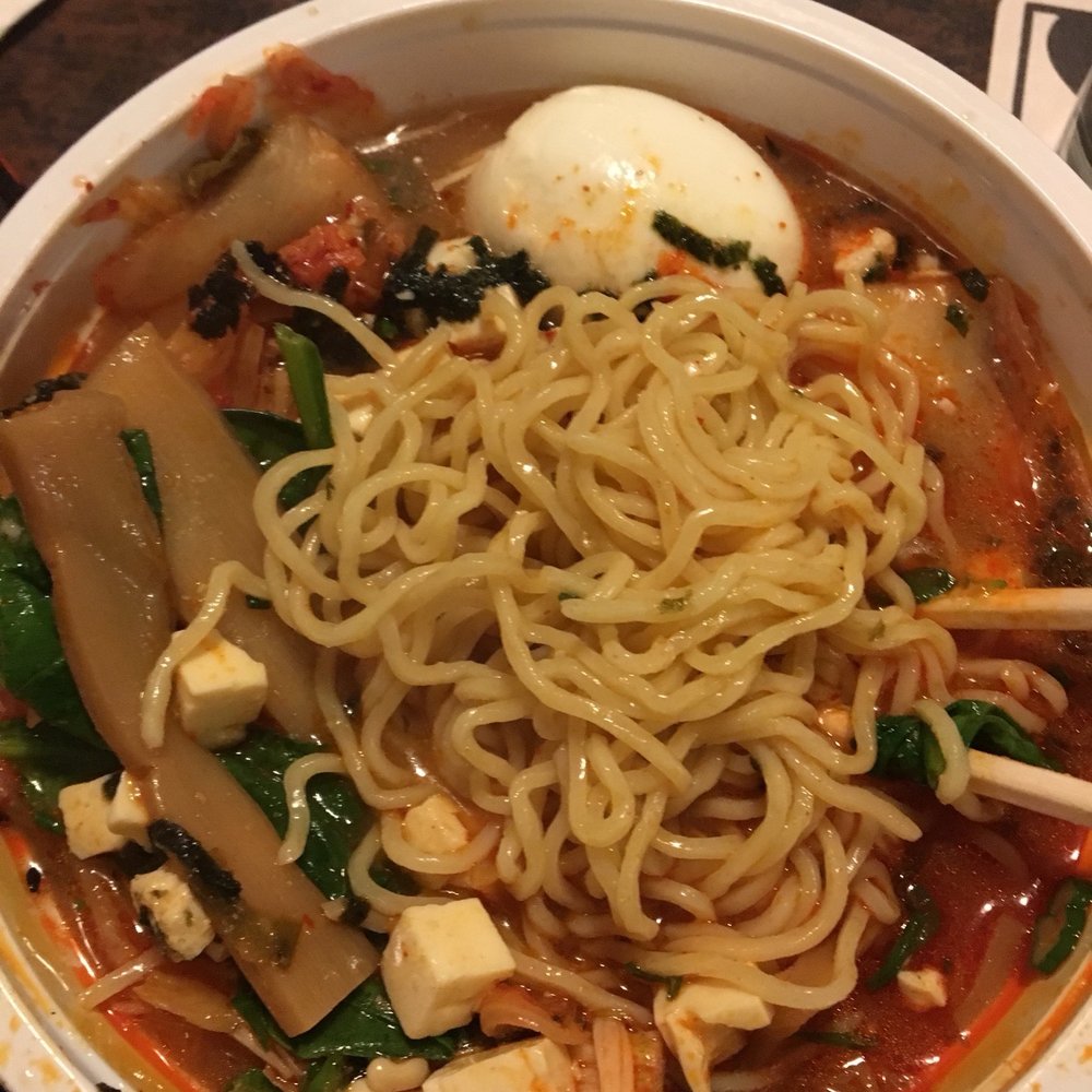 Suki Ramen - Vegetarian Ramen with added egg and enoki mushrooms $11.50 - Ramen Near Me - Portland, Oregon Suki Ramen - Vegetarian Ramen with added egg and enoki mushrooms $11.50 - Ramen Near Me - Portland, Oregon