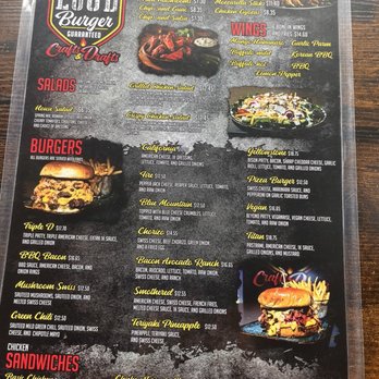 Loud Burger - Menu - Burgers Near Me - Grand Terrace, California