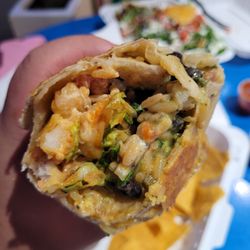 Taco Loco - Inside the cali burrito