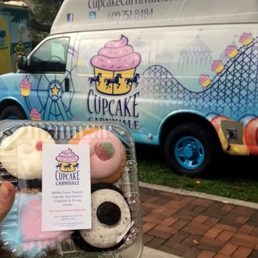 Red velvet, strawberry lemonade, cotton candy and Oreo.  All perfect and I recommend.