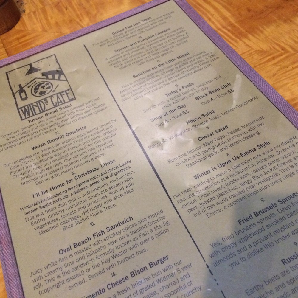 Winds Cafe - Winter menu. - American Near Me - Yellow Springs, Ohio Winds Cafe - Winter menu. - American Near Me - Yellow Springs, Ohio