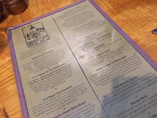 Menu photo 8 Winds Cafe Yellow Springs, OH