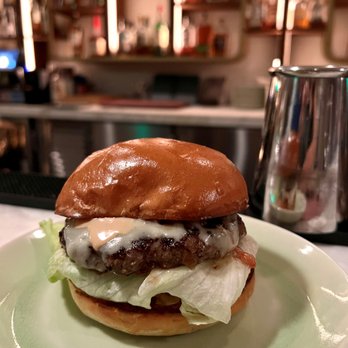 Citrin - Melisse Burger - The best thing here! - Cocktail Bars Near Me - Santa Monica, California