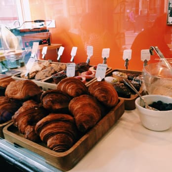 Knockbox Coffee - Pastry case full of fresh croissants. - Coffee & Tea Near Me - London, XGL