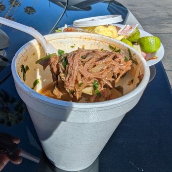 Birrieria Villalobos - Consomme - Food Trucks Near Me - Van Nuys, California