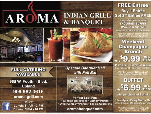 Menu photo 5 Aroma Indian Grill Upland, CA Menu photo 5 Aroma Indian Grill Upland, CA