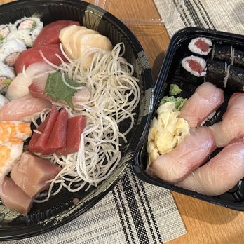 Wayne's Sushi Bistro - Combo A / 2 order hamachi sushi and 1 Takka - Sushi Bars Near Me - Pleasanton, California Wayne's Sushi Bistro - Combo A / 2 order hamachi sushi and 1 Takka - Sushi Bars Near Me - Pleasanton, California