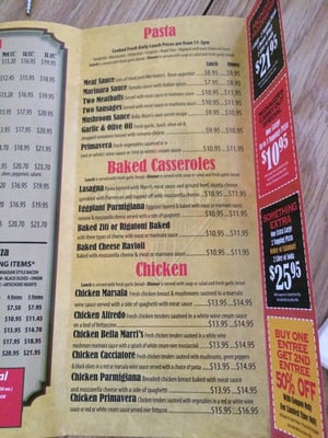 Menu photo 8 Marri's Pizza & Pasta Orange, CA