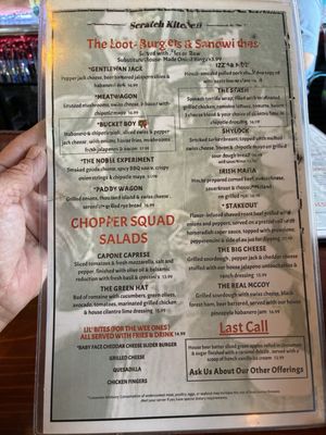 Menu photo 2 Growler's Taphouse Tucson, AZ