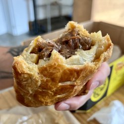 Pino Pies - Steak Pie, flaky buttery crust, so good!!