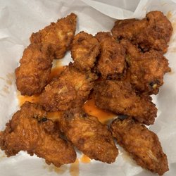 Trenton Tomato Pies - Breaded Wings - nothing special. Stick to the classic wings. These were smaller and seemed frozen breaded not fresh hand breaded.