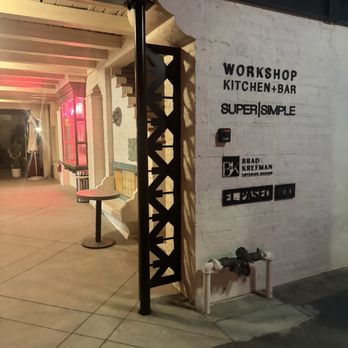 Workshop Kitchen & Bar - Entrance - New American Near Me - Palm Springs, California Workshop Kitchen & Bar - Entrance - New American Near Me - Palm Springs, California