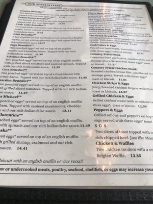 Menu photo 7 Woodhaven Pancake House Myrtle Beach, SC