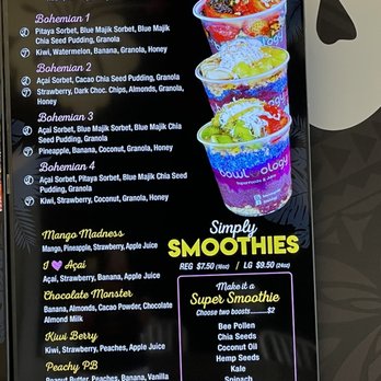 Bowlology - a menu for a smoothie shop - Acai Bowls Near Me - Las Vegas, Nevada Bowlology - a menu for a smoothie shop - Acai Bowls Near Me - Las Vegas, Nevada