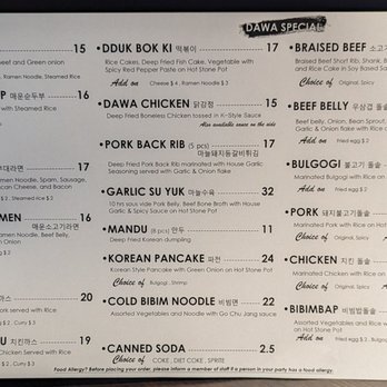 Dawa Kitchen - Menu - Korean Near Me - Garden grove, California Dawa Kitchen - Menu - Korean Near Me - Garden grove, California