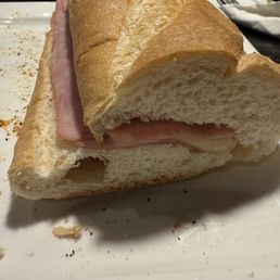 Ham and Provolone sandwich
