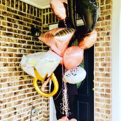 Celebrate the Day - Bachelorette weekend balloon bouquet.