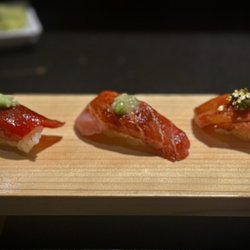 Soto Japanese Restaurant & Sushi Bar - Omakase Tuna cuts, kept getting better from left to right