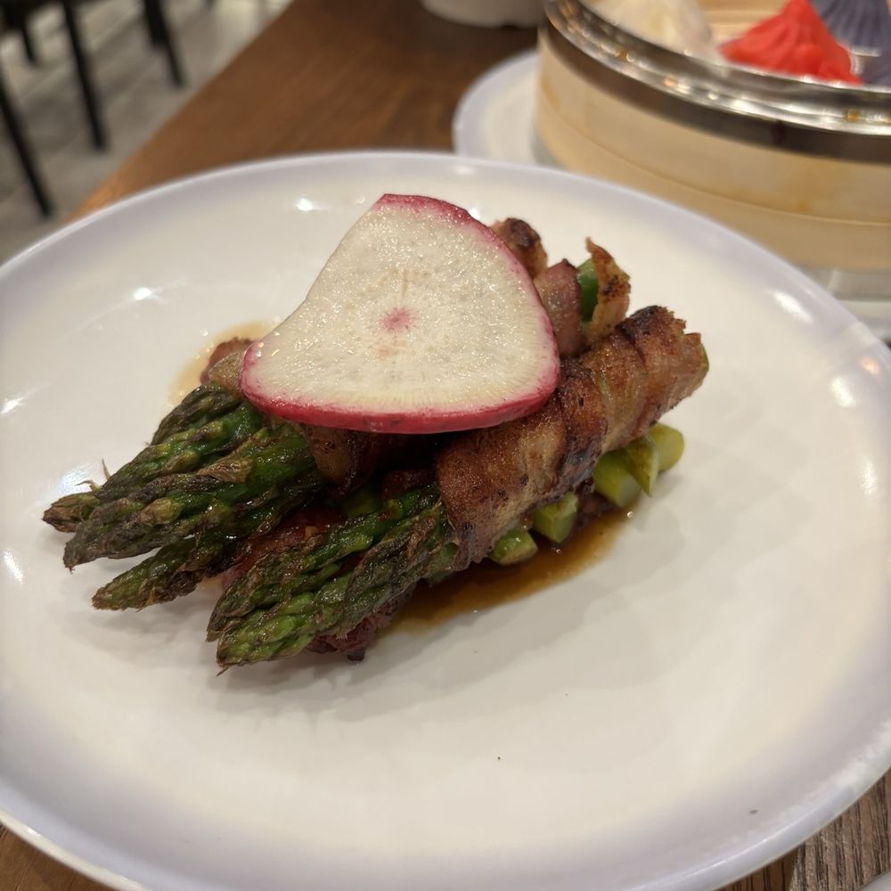 Dumpling Kitchen & Bar - Grapefruit bacon asparagus rolls - Dim Sum Near Me - Burlingame, California