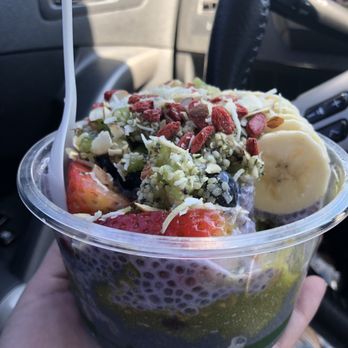 Flavor Theory - Coconut and matcha bowl - Acai Bowls Near Me - Riverside, California Flavor Theory - Coconut and matcha bowl - Acai Bowls Near Me - Riverside, California