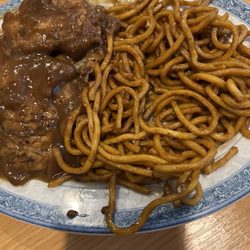 Fortune House - Egg foo yung with lo mein