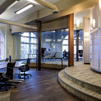 Everitt Design Associates - Office design for Invenia Technical Computing located in a warehouse building in the Exchange District in Winnipeg. - Interior Design Near Me - Winnipeg, Manitoba