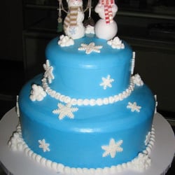 2 tier Frozen Themed Cake - 40 servings