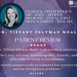 Hughston Clinic Orthopaedics - Dr. Feltman Meals Review