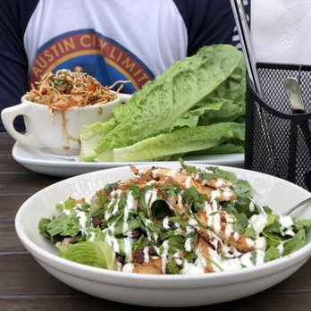 Original Joe's Restaurant & Bar - Chicken tostada salad, lettuce wraps in background - Bars Near Me - Edmonton, Alberta Original Joe's Restaurant & Bar - Chicken tostada salad, lettuce wraps in background - Bars Near Me - Edmonton, Alberta
