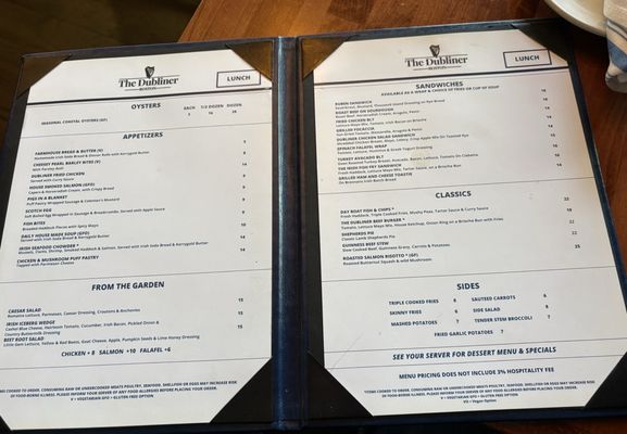 Menu photo 3 The Dubliner Boston, MA
