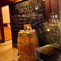 Shelburne Vineyard - A peek through the doors.