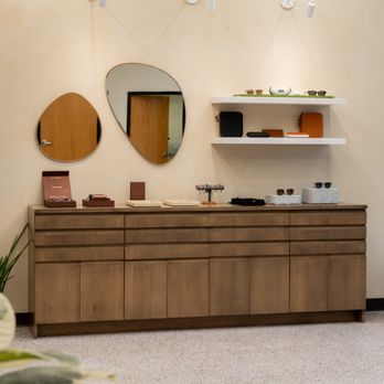 WMP Eyewear - Front desk and pickup area with mirrors, accessories, and a clean counter for support, adjustments, and in store orders. - Sunglasses Near Me - Scottsdale, Arizona WMP Eyewear - Front desk and pickup area with mirrors, accessories, and a clean counter for support, adjustments, and in store orders. - Sunglasses Near Me - Scottsdale, Arizona