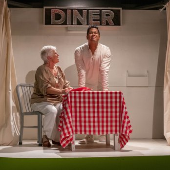 Onstage Playhouse - Jody Catlin and Patrick Mayuyu in "Going to a Place Where You Already Are" - Performing Arts Near Me - Chula Vista, California Onstage Playhouse - Jody Catlin and Patrick Mayuyu in "Going to a Place Where You Already Are" - Performing Arts Near Me - Chula Vista, California