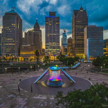 Hart Plaza - Hart Plaza, now with hundreds of color changing LED lights - Landmarks & Historical Buildings Near Me - Detroit, Michigan Hart Plaza - Hart Plaza, now with hundreds of color changing LED lights - Landmarks & Historical Buildings Near Me - Detroit, Michigan