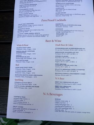 Menu photo 8 Screen Door Pearl District Portland, OR