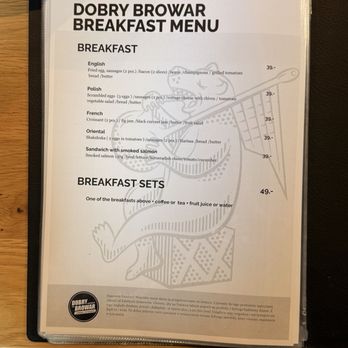 Dobry Browar - Breakfast menu - Brewpubs Near Me - Gniezno, WP