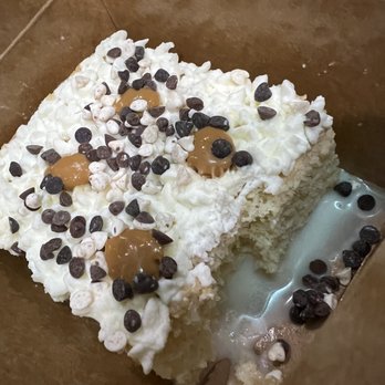 La Palapa Coastal Cantina - Tres Leche! Ignore the bite I took already. - Seafood Near Me - Spring, Texas La Palapa Coastal Cantina - Tres Leche! Ignore the bite I took already. - Seafood Near Me - Spring, Texas